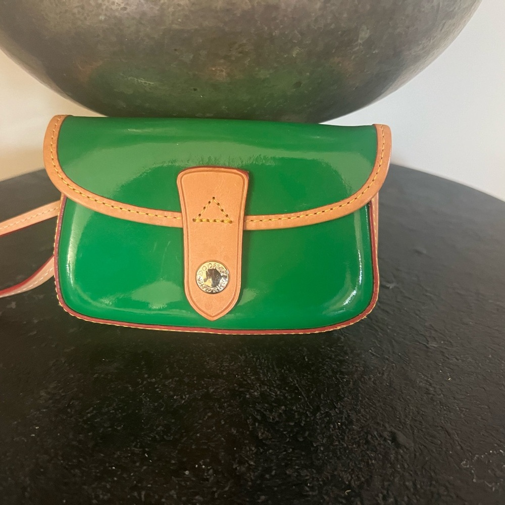 D&B Green and Tan Women's Bag